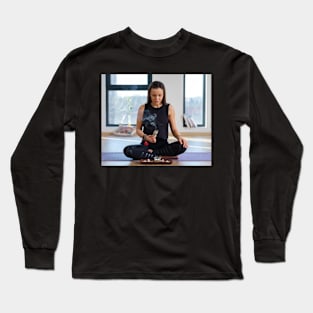 Yoga sage smoke ritual Long Sleeve T-Shirt